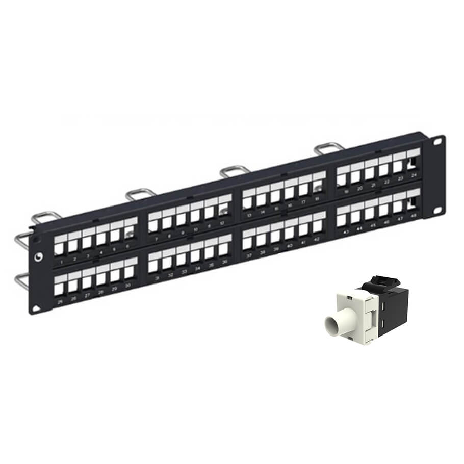 Patch panel 48P CommScope Cat6 (760237041/9-1375055-2)